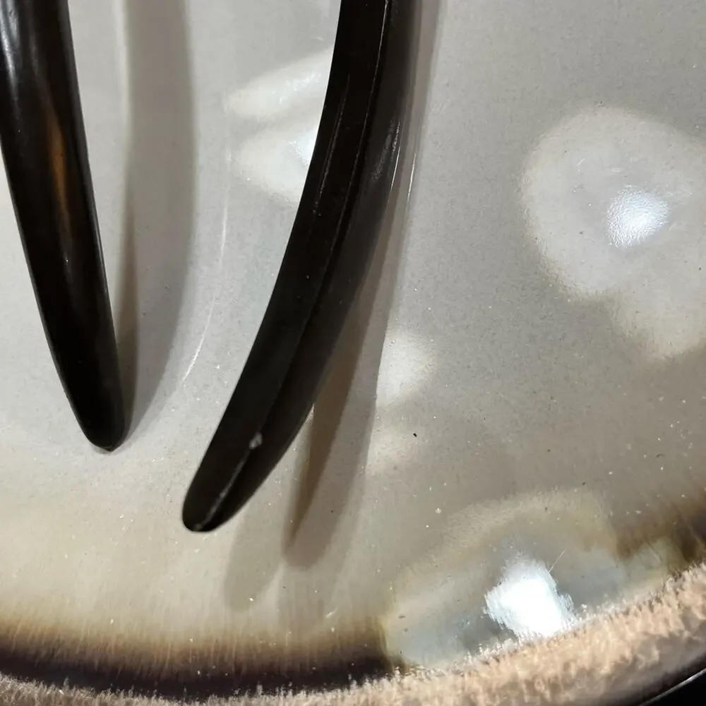 NEW Pottery Barn Antique Bronze Shell Large Salad Side Kitchen Serving Spoons